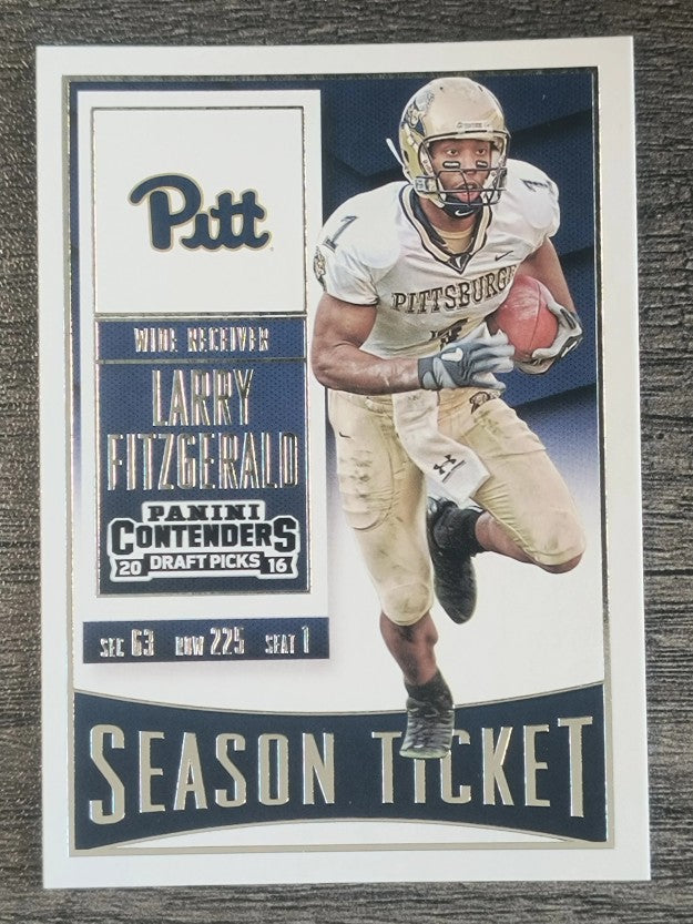 2016 Panini Contenders Draft Picks #63 Larry Fitzgerald