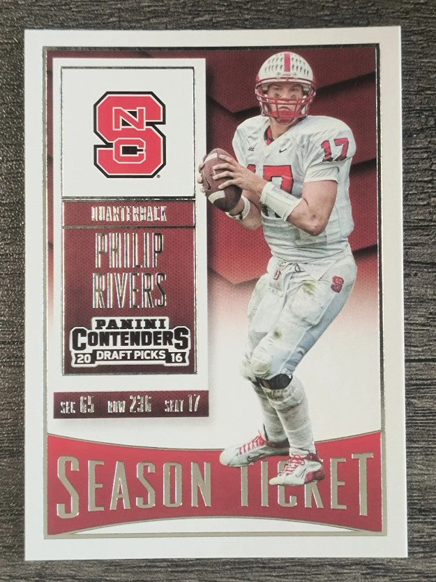 2016 Panini Contenders Draft Picks #82 Philip Rivers