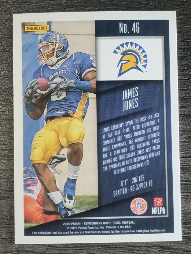 2016 Panini Contenders Draft Picks #46 James Jones