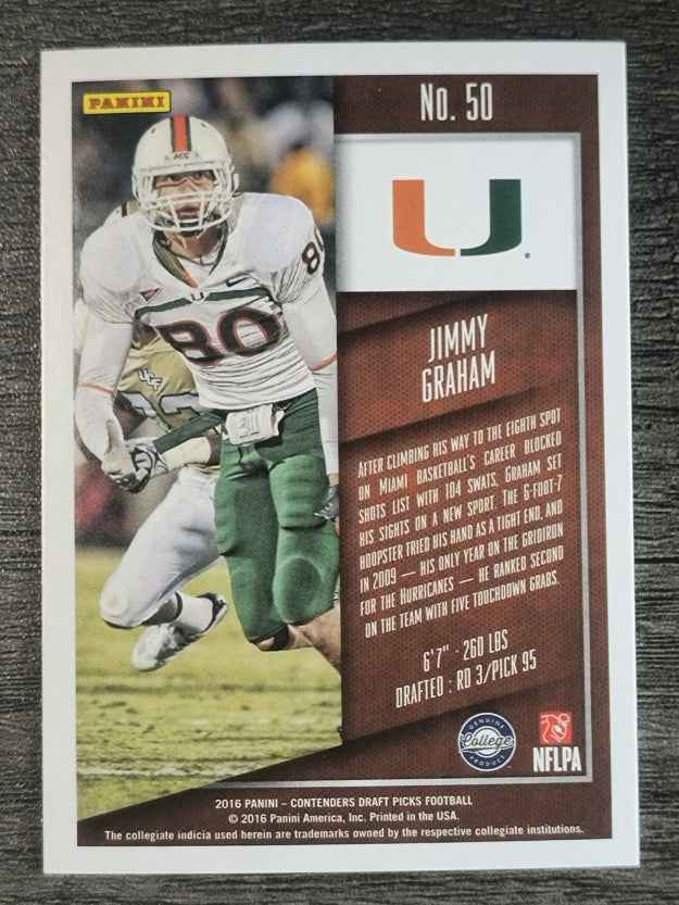 2016 Panini Contenders Draft Picks #50 Jimmy Graham