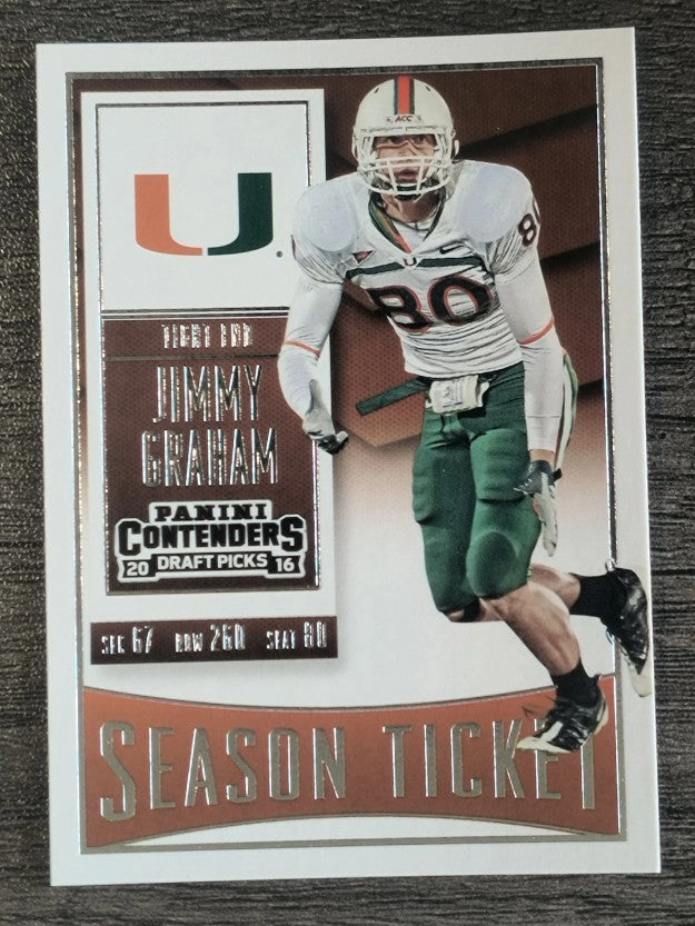 2016 Panini Contenders Draft Picks #50 Jimmy Graham