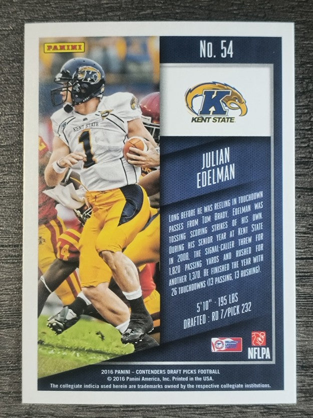 2016 Panini Contenders Draft Picks #54 Julian Edelman