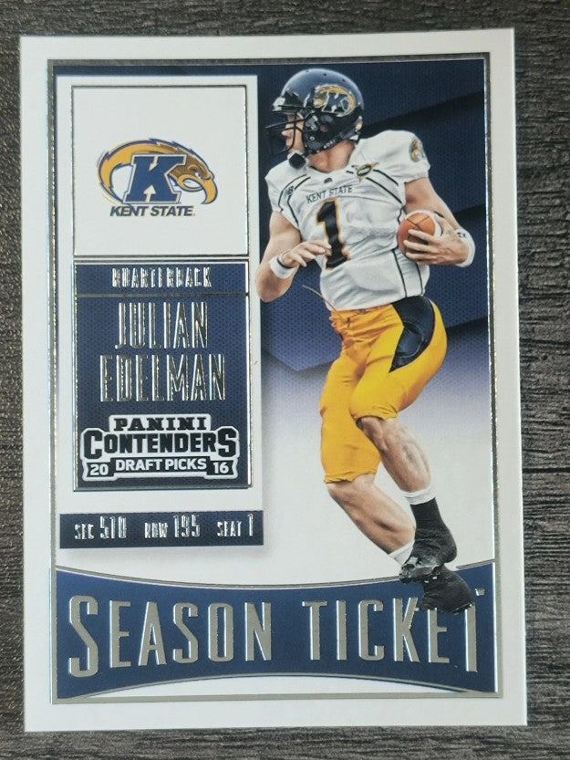 2016 Panini Contenders Draft Picks #54 Julian Edelman