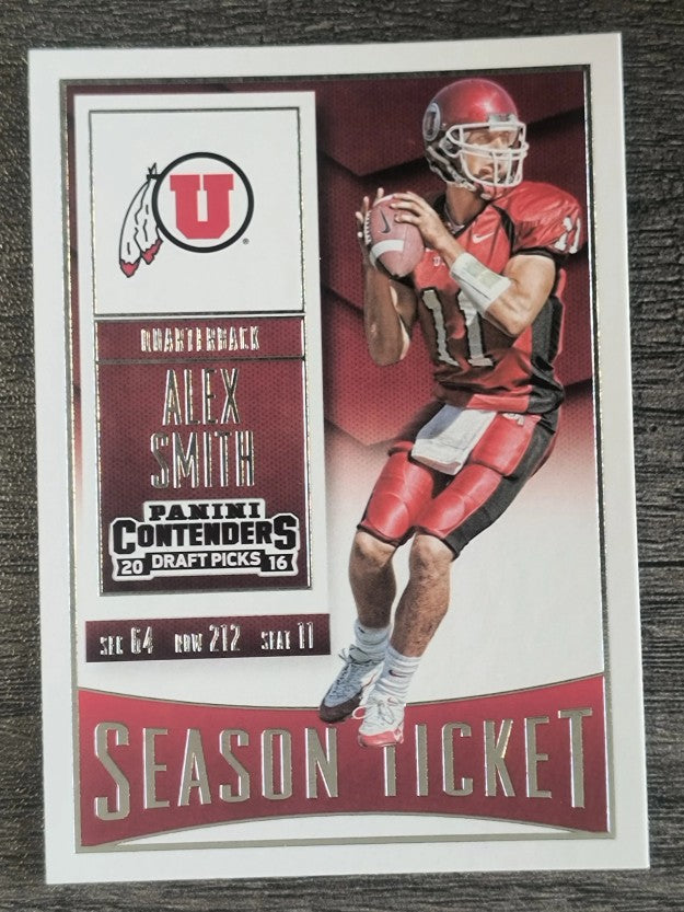 2016 Panini Contenders Draft Picks #4 Alex Smith