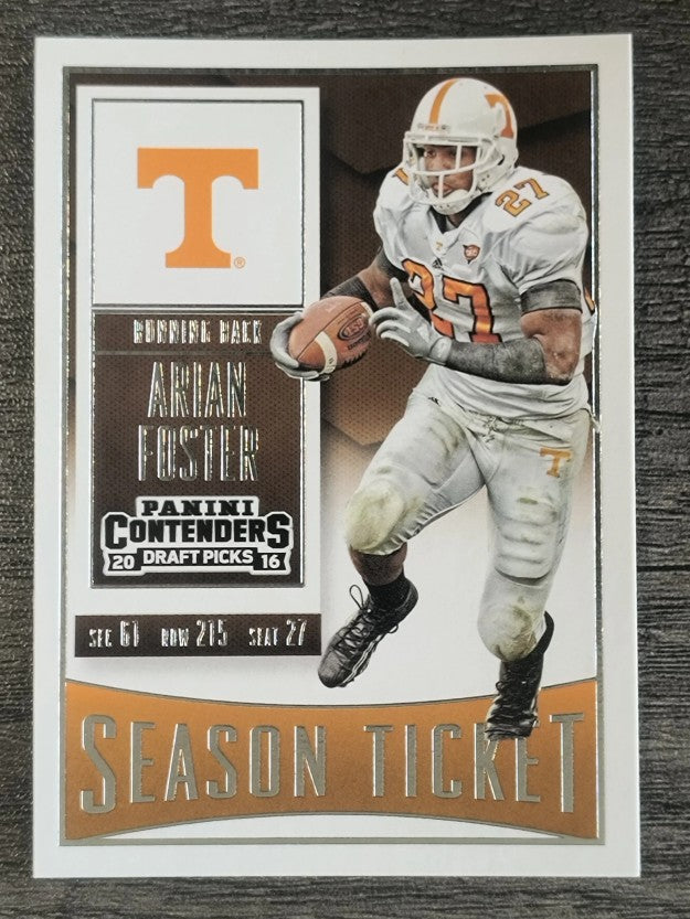 2016 Panini Contenders Draft Picks #11 Arian Foster