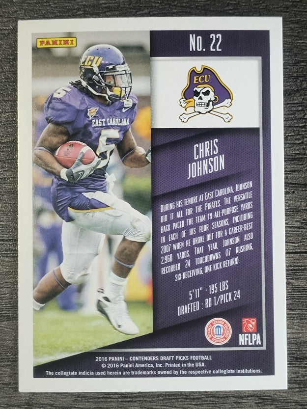 2016 Panini Contenders Draft Picks #22 Chris Johnson