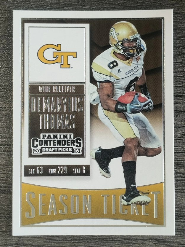 2016 Panini Contenders Draft Picks #28 Demaryius Thomas
