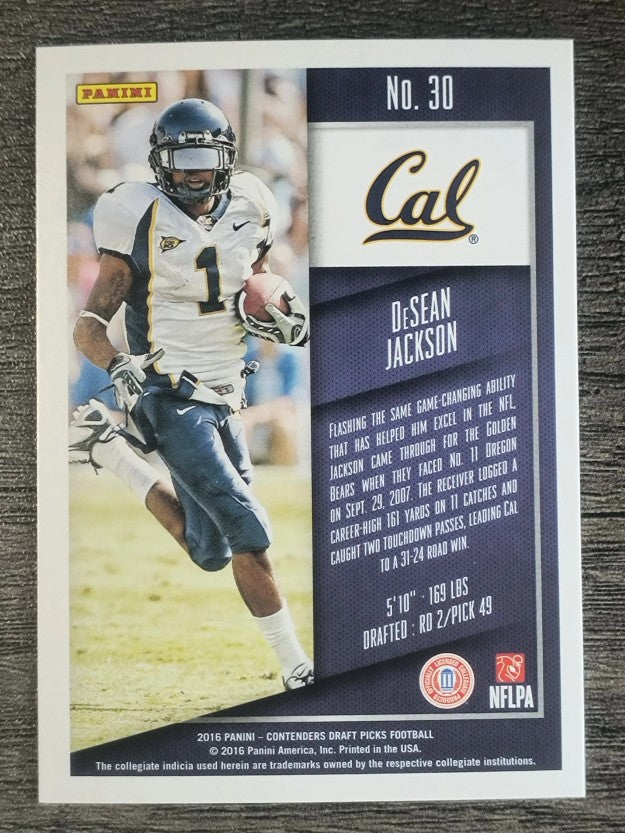 2016 Panini Contenders Draft Picks #30 DeSean Jackson