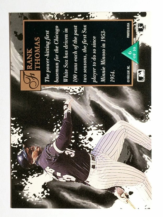 1993 Studio Superstars on Canvas #6 Frank Thomas