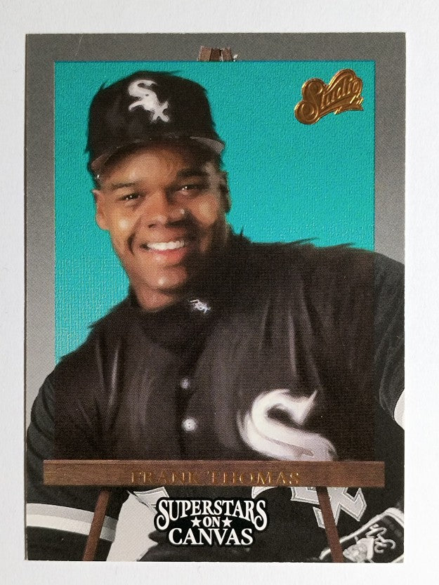 1993 Studio Superstars on Canvas #6 Frank Thomas