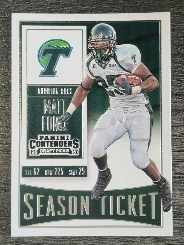 2016 Panini Contenders Draft Picks #72 Matt Forte