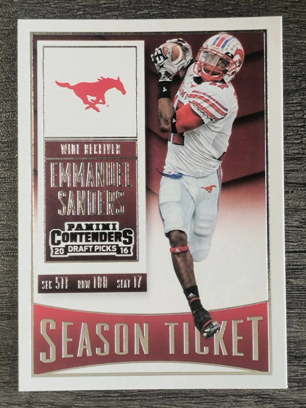 2016 Panini Contenders Draft Picks #39 Emmanuel Sanders