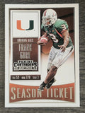 2016 Panini Contenders Draft Picks #40 Frank Gore