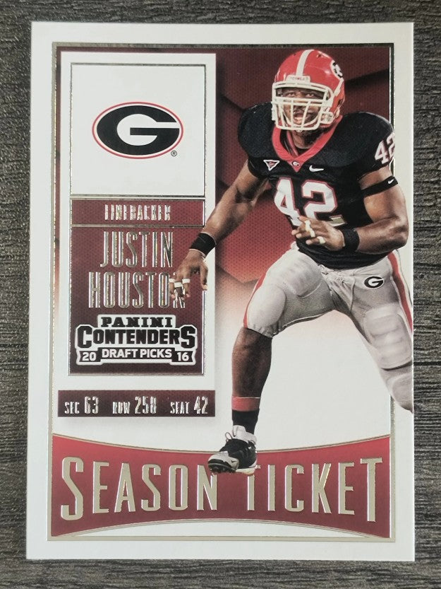 2016 Panini Contenders Draft Picks #58 Justin Houston