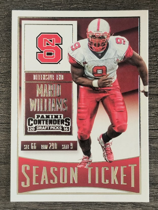 2016 Panini Contenders Draft Picks #69 Mario Williams