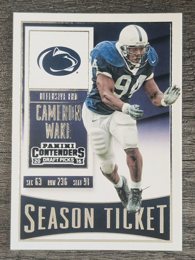 2016 Panini Contenders Draft Picks #18 Cameron Wake