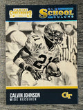 2016 Panini Contenders Draft Picks Old School Colors #7 Calvin Johnson
