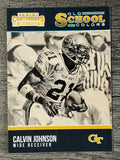 2016 Panini Contenders Draft Picks Old School Colors #7 Calvin Johnson