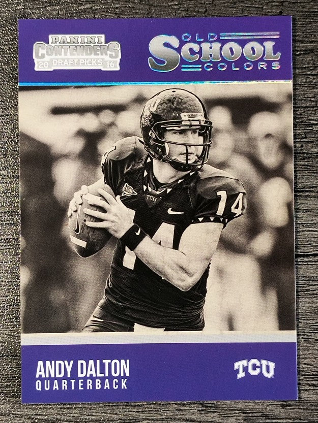 2016 Panini Contenders Draft Picks Old School Colors #6 Andy Dalton