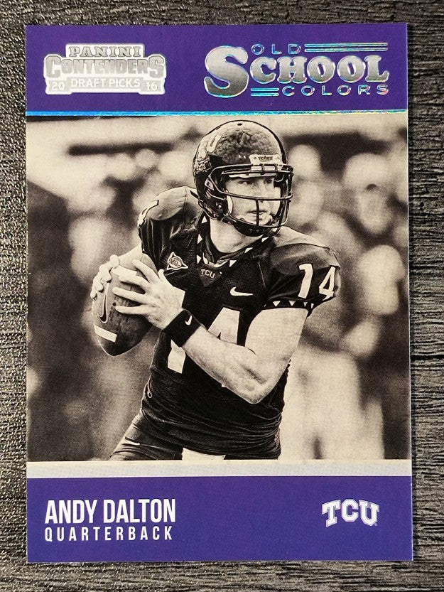 2016 Panini Contenders Draft Picks Old School Colors #6 Andy Dalton
