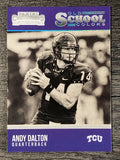 2016 Panini Contenders Draft Picks Old School Colors #6 Andy Dalton