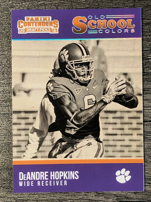2016 Panini Contenders Draft Picks Old School Colors #8 DeAndre Hopkins