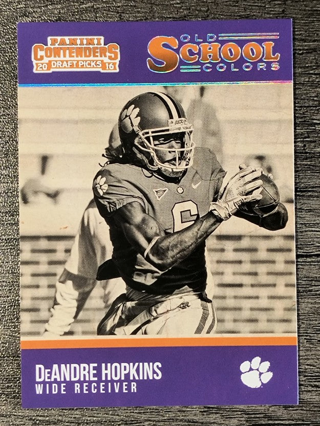 2016 Panini Contenders Draft Picks Old School Colors #8 DeAndre Hopkins