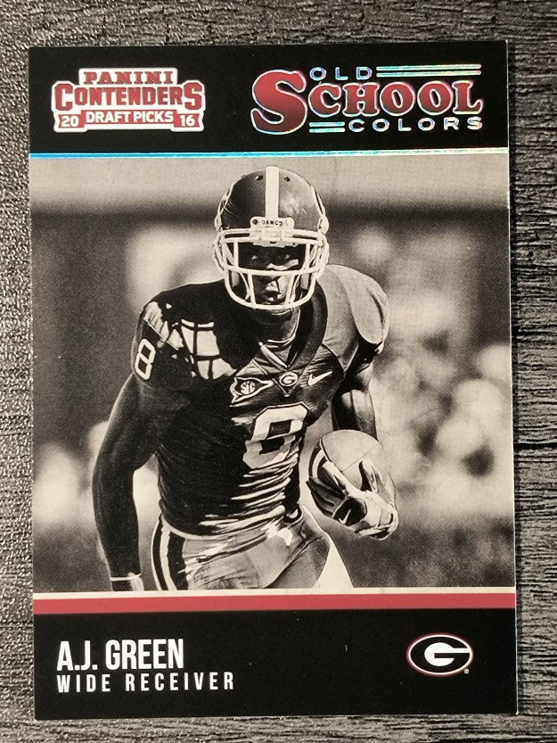 2016 Panini Contenders Draft Picks Old School Colors #1 A.J. Green