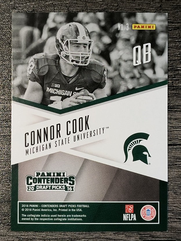 2016 Panini Contenders Draft Picks School Colors #3 Connor Cook