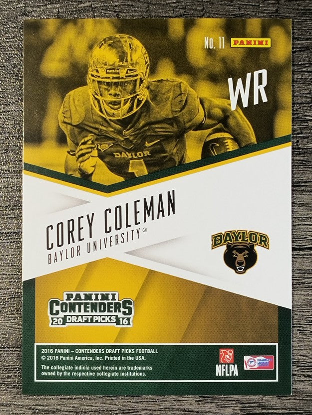 2016 Panini Contenders Draft Picks School Colors #11 Corey Coleman