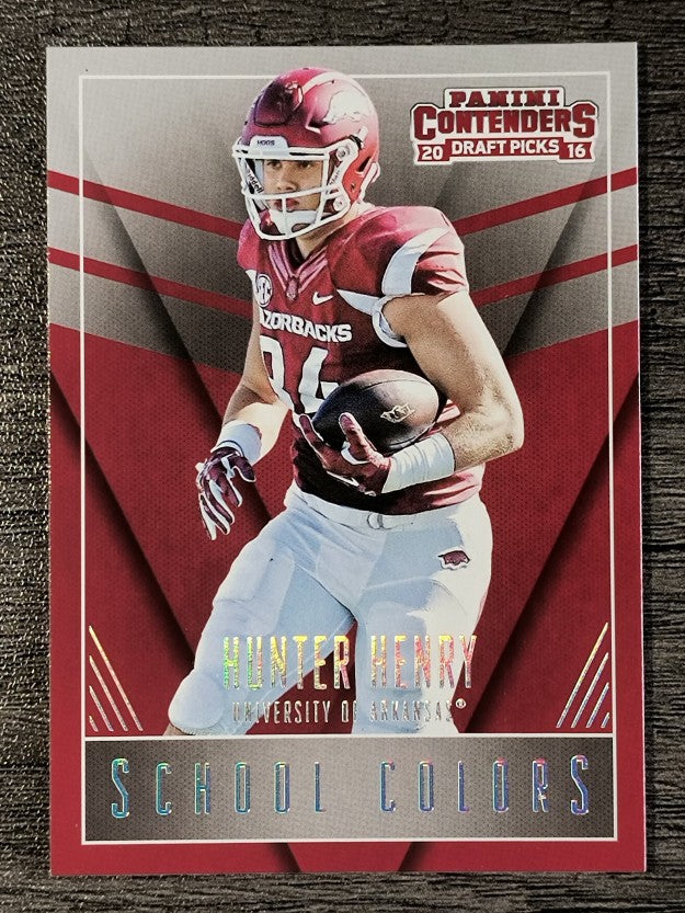 2016 Panini Contenders Draft Picks School Colors #13 Hunter Henry