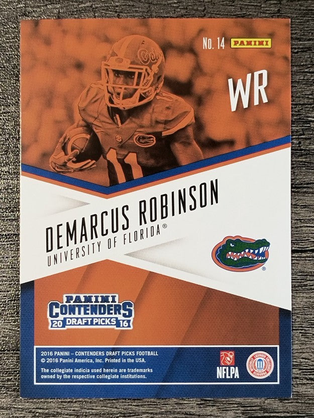 2016 Panini Contenders Draft Picks School Colors #14 Demarcus Robinson