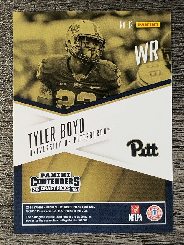 2016 Panini Contenders Draft Picks School Colors #12 Tyler Boyd