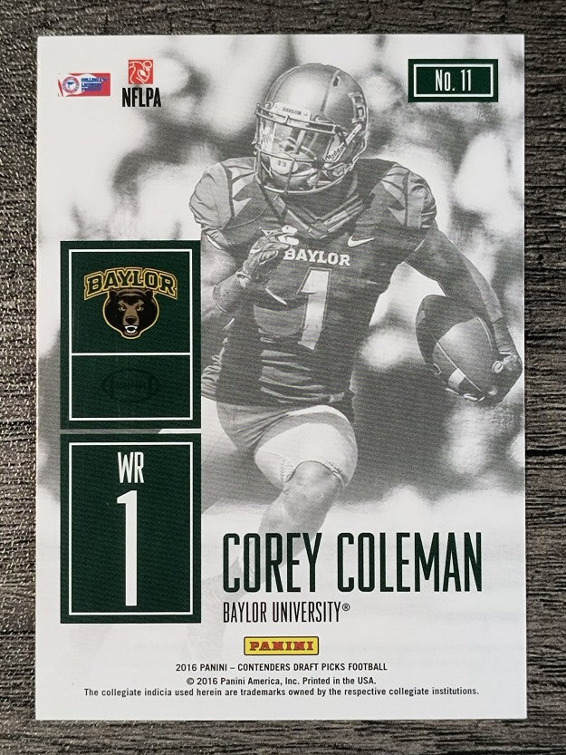 2016 Panini Contenders Draft Picks Game Day Tickets #11 Corey Coleman
