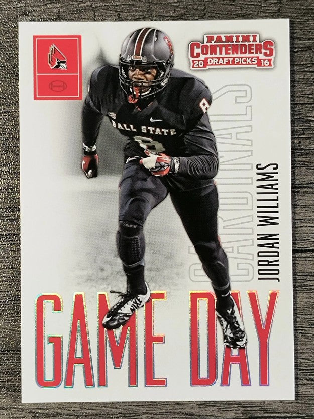 2016 Panini Contenders Draft Picks Game Day Tickets #24 Jordan Williams