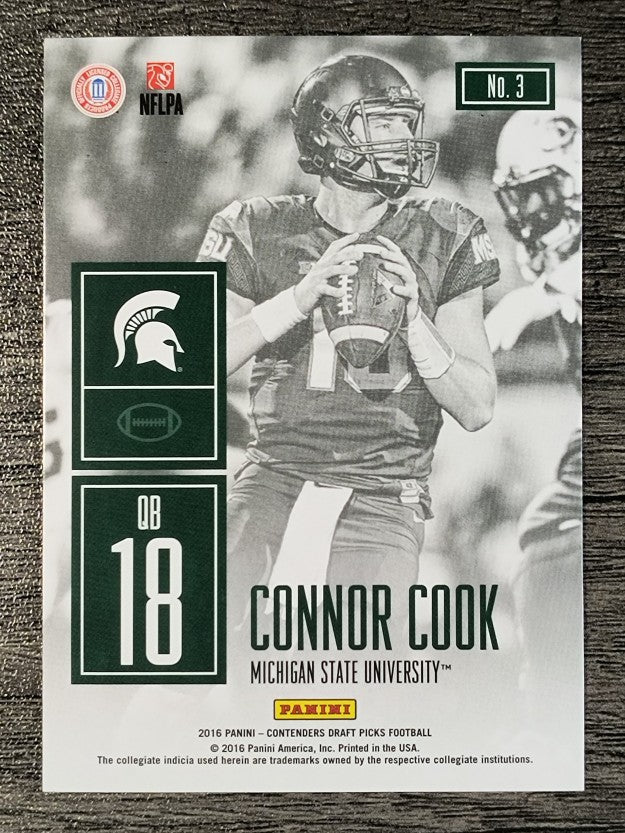 2016 Panini Contenders Draft Picks Game Day Tickets #3 Connor Cook