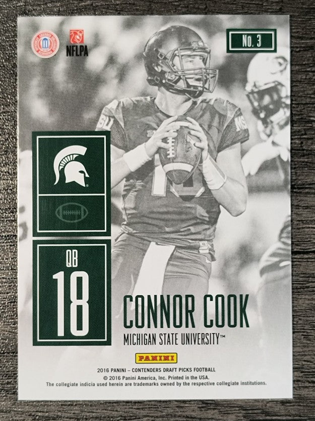 2016 Panini Contenders Draft Picks Game Day Tickets #3 Connor Cook