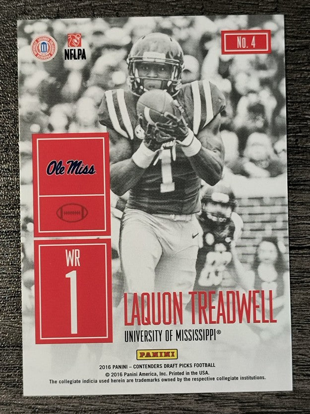 2016 Panini Contenders Draft Picks Game Day Tickets #4 Laquon Treadwell