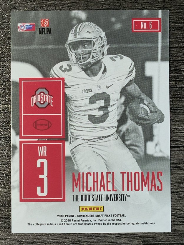 2016 Panini Contenders Draft Picks Game Day Tickets #6 Michael Thomas