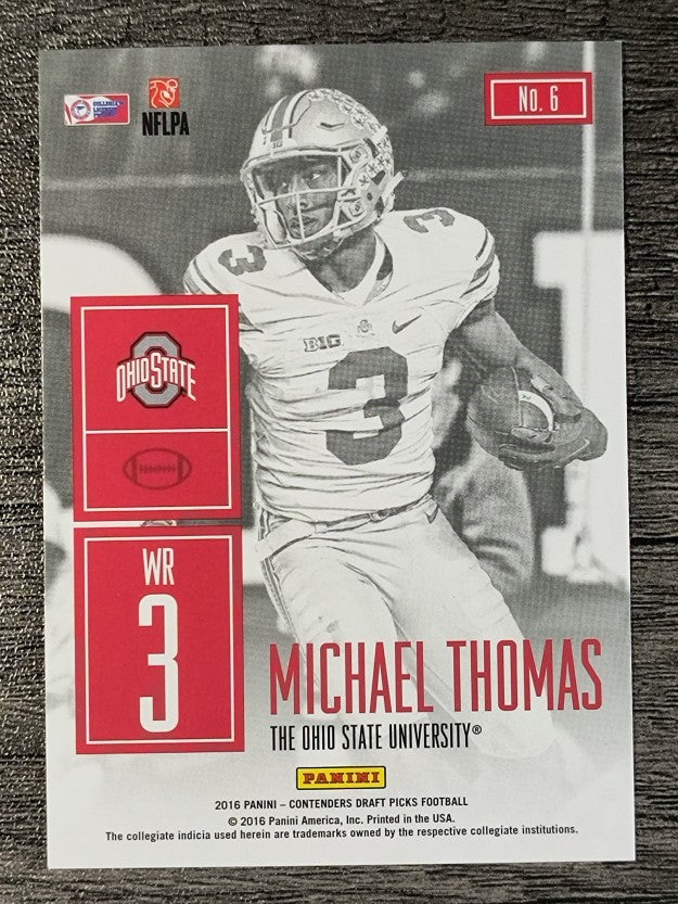 2016 Panini Contenders Draft Picks Game Day Tickets #6 Michael Thomas