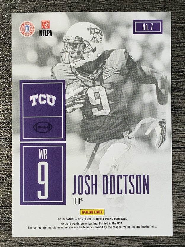 2016 Panini Contenders Draft Picks Game Day Tickets #7 Josh Doctson