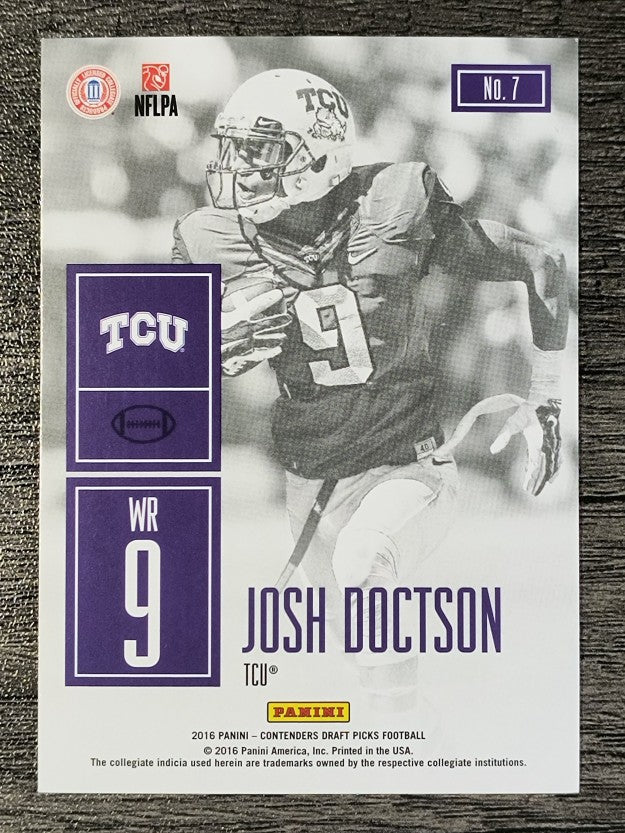 2016 Panini Contenders Draft Picks Game Day Tickets #7 Josh Doctson