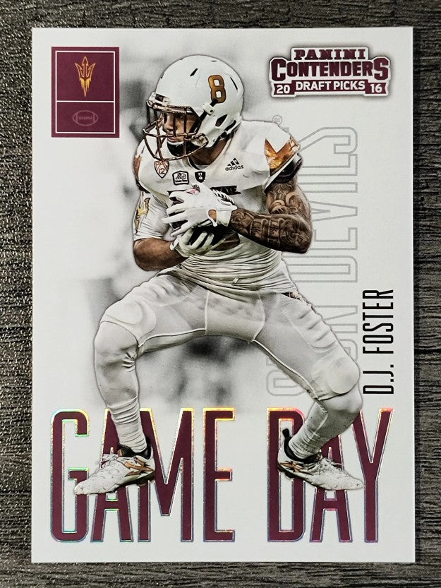 2016 Panini Contenders Draft Picks Game Day Tickets #43 D.J. Foster