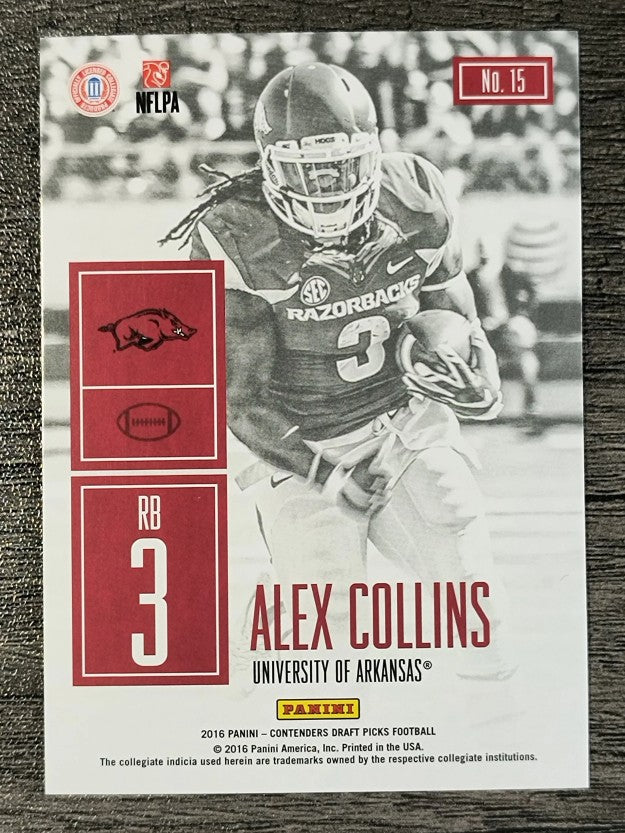 2016 Panini Contenders Draft Picks Game Day Tickets #15 Alex Collins