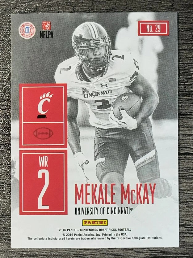 2016 Panini Contenders Draft Picks Game Day Tickets #29 Mekale McKay