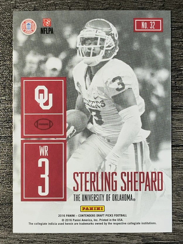 2016 Panini Contenders Draft Picks Game Day Tickets #32 Sterling Shepard