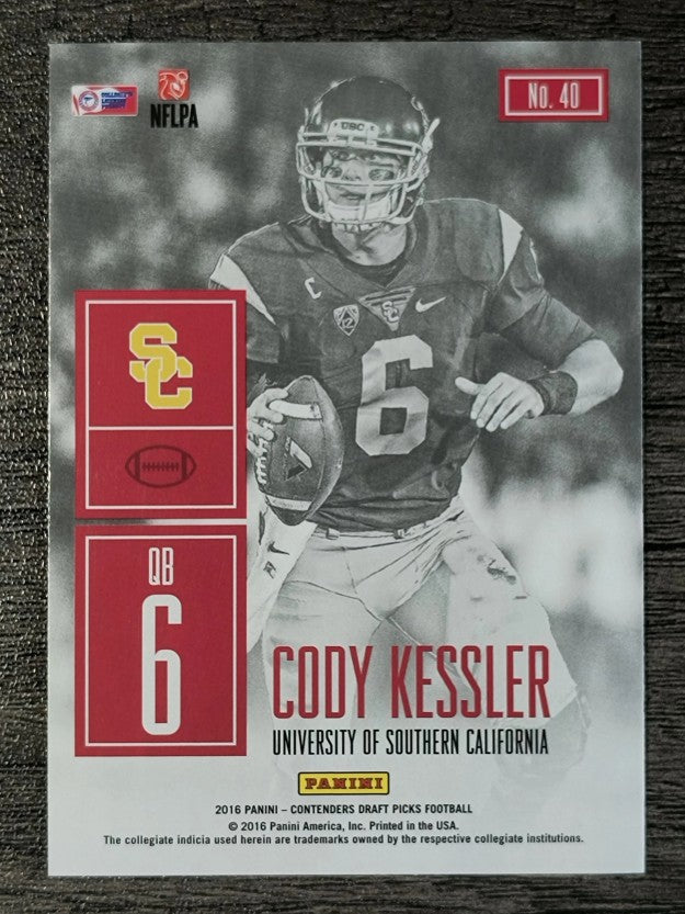 2016 Panini Contenders Draft Picks Game Day Tickets #40 Cody Kessler