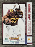 2015 Panini Contenders Draft Picks Game Day Tickets #13 David Cobb