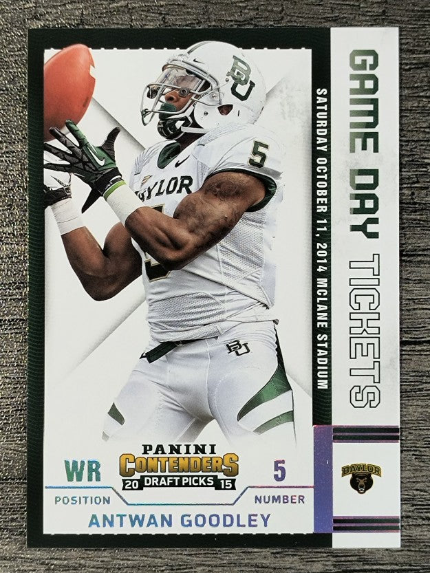 2015 Panini Contenders Draft Picks Game Day Tickets #3 Antwan Goodley