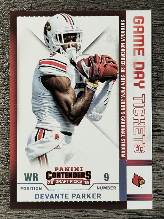 2015 Panini Contenders Draft Picks Game Day Tickets #14 DeVante Parker